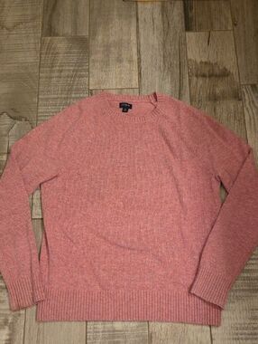 Cozy Pink Crewneck Sweater